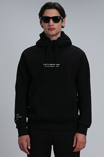 Lufian Luıs Erkek Sweatshirt Siyah