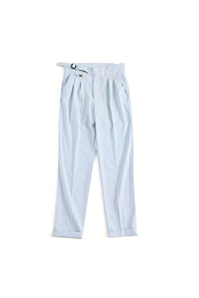 no7man Prime Florence Regular Fit Blue Men's Trousers