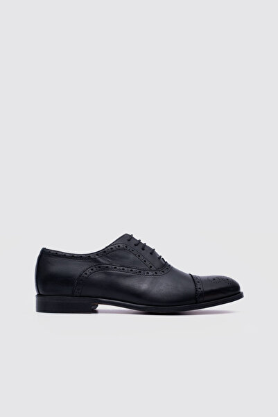 TOGO Siyah Erkek Klasik Brogue Ayakkabı [TG130196]