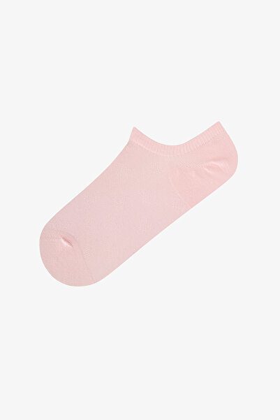 Penti Parlak Blush Çizgili Simli 3 Çift Sneaker Çorap