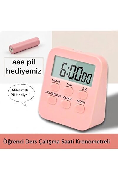 gaman Alarmlı Dijital Öğrenci Sınav Kronometresi Geri Sayım Cihazı Saat - 2 K...