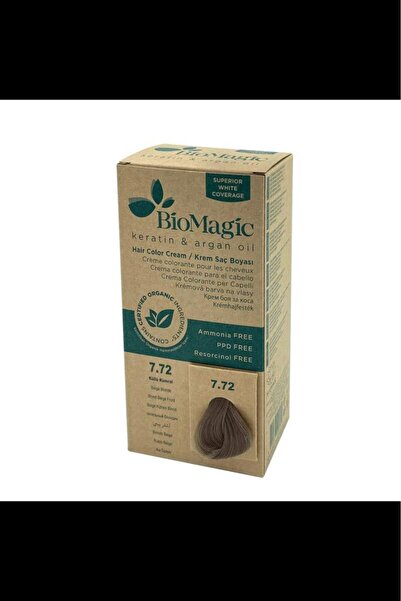 BIOMAGIC Saç Boyası Küllü Kumral 7,72