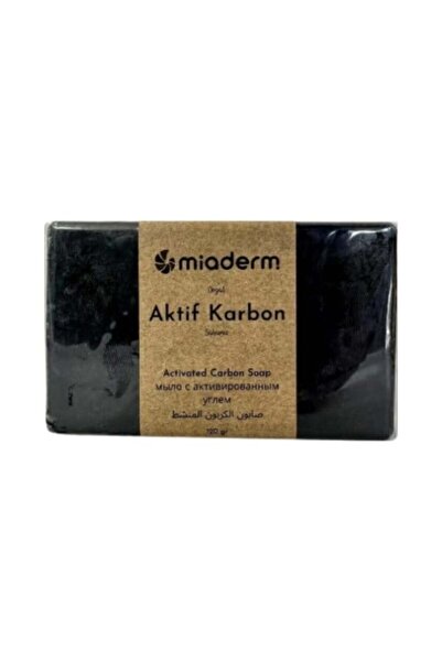 miaderm Natural activated carbon soap | 120gr