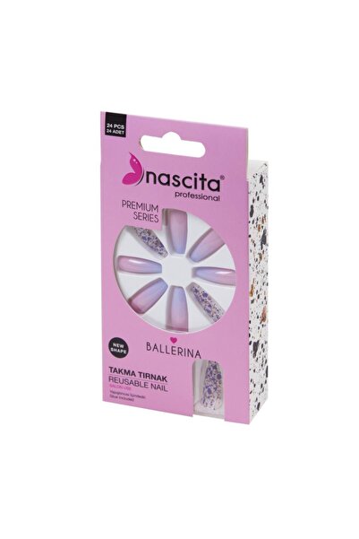 nascita Takma Tırnak Ombre Pembe 24'Lü