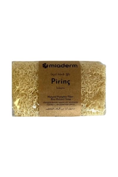 miaderm صابون الأرز الطبيعي بالياف اليقطين | 120 غرام