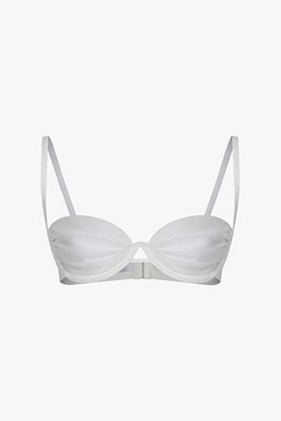 Penti Off-White Underwire Mesh Bra