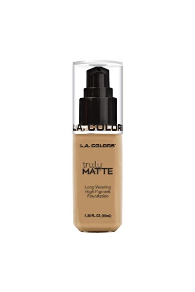 L.A Colors La Colors Truly Matte Fondöten-Medıum Beıge 40Ml