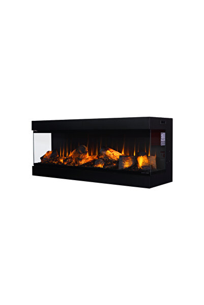 KORFLAME Korvista - 130 cm 3 Taraflı Elektrikli Şömine