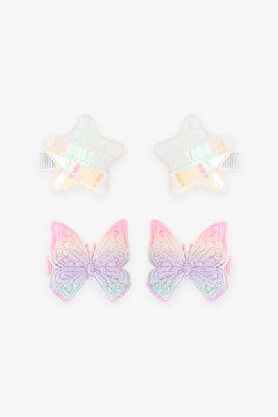 Penti Kız Çocuk Butterfly 4'lü Toka Seti