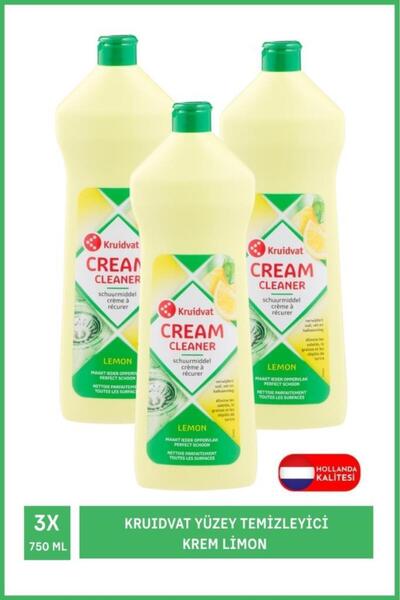 Kruidvat Yüzey Temizleyici Krem Limon 750 Mlx3