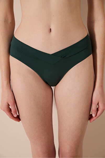 Penti Ornelia Wrappy Dunkelgrüner Bikini-Unterteil