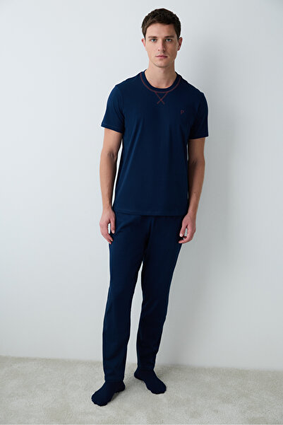 Penti Erkek Navy Star Pijama Takımı