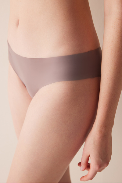 Penti İz Bırakmaz Invisible Laser Cut Gri Slip Külot