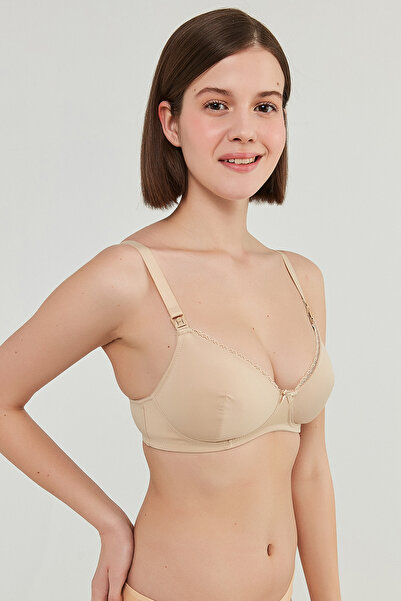 Penti # Hiççamaşırı Ten Mama Breastfeeding Bra Without Underwire