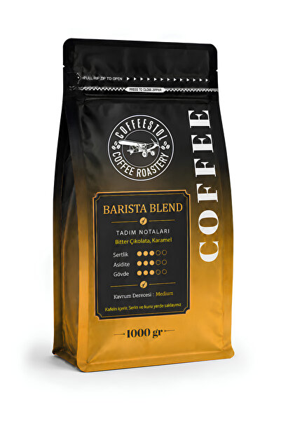 Coffeestol Barista Blend Espresso Çekirdek Kahve %60 Arabica %40 Robusta Orta Kavrum 1000gr
