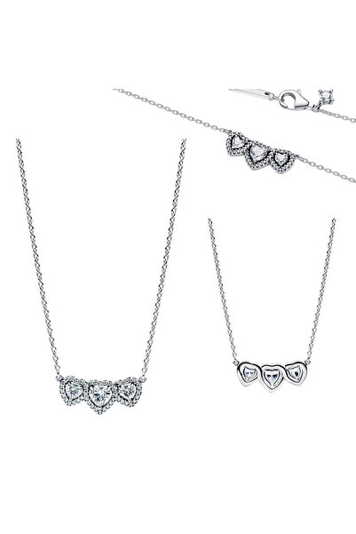 Choice58 AMN042 Hot Selling 925 Tulip Bow Four-leaf Clover Heart-shaped Adjus...