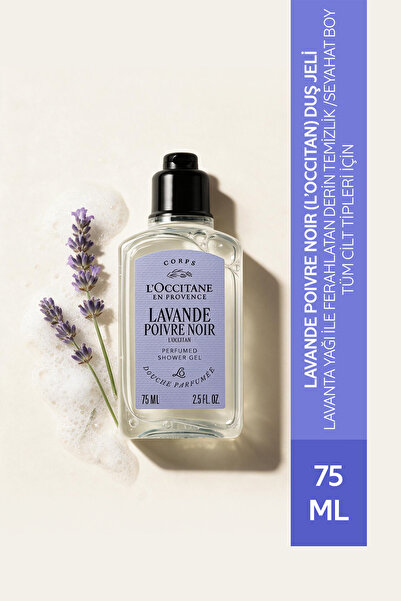 L'Occitane Lavande Poivre Noir (L'Occitan) Parfümlü Duş Jeli, Lavanta ve Kara...
