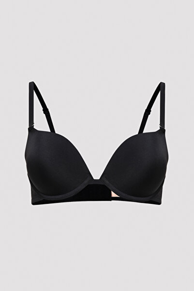 Penti Lol Up Push Up Wired Black Bra
