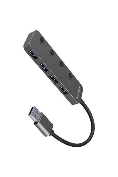 Axagon Διανομέας SWITCH 4x USB3.2 Gen 1, μαύρο