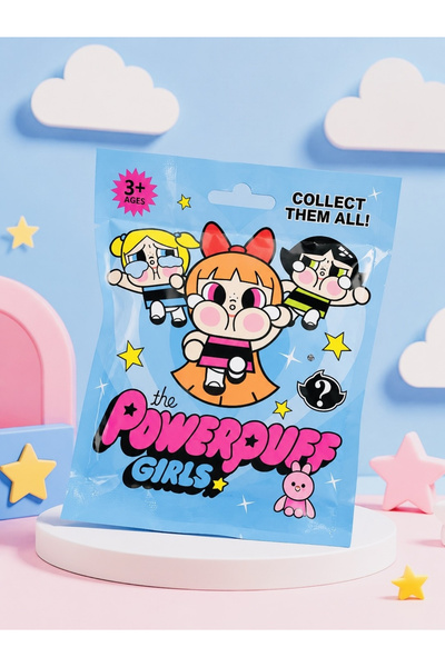 ÖZ OFİS Crybaby × Powerpuff Girls Sürpriz Blind Box Seti - Figür + 3 Kart