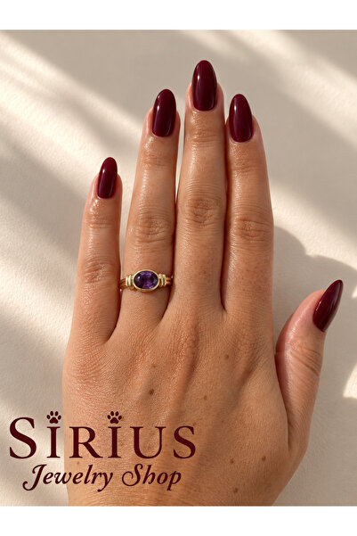 sirius jewelry Parlak Taşlı Ayarlanabilir Vintage Yüzük