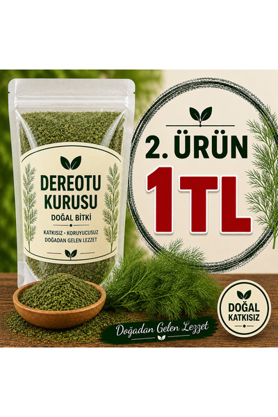 ALTIN GIDA 45 100 Gr Dereotu Kurusu – Doğal Kurutulmuş Dere Otu – Katkısız Ba...