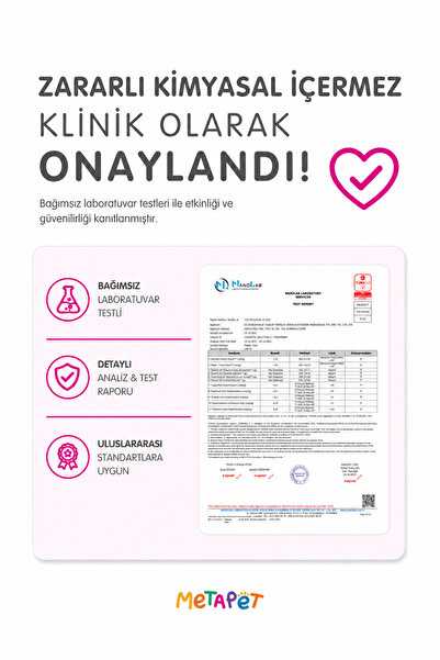Metapet Köpek Koku Giderici Kuru Köpük Şampuanı, Organik Köpek Parfümü ve Bakımı, Yavrular için Uygun 200 Ml