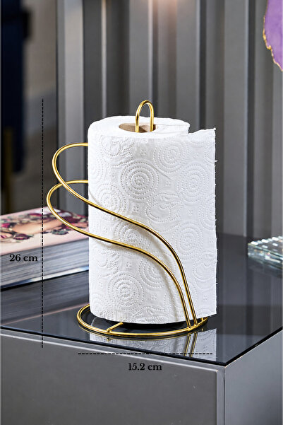 Edora Home Golden Swan Paper Roll Towel Holder, Napkin Holder Kitchen Bathroo...
