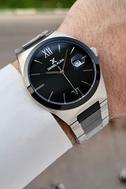 Daniel Klein Kordonu Black Gri Renk Görseldeki ile Aynı 41,5 Mm Erkek Kol Saati