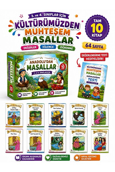 Ata Yayıncılık 3.ve 4.sınıflar Için Okumayı Sevdiren Hikaye Seti