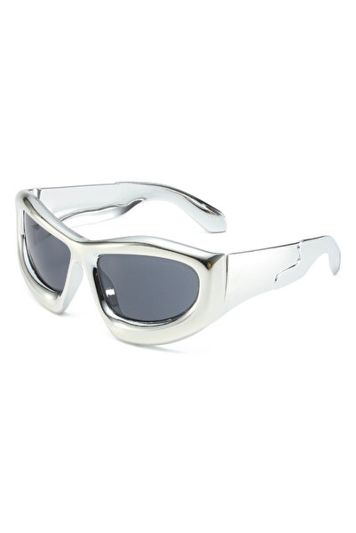 Choice7 C8 New Fashion Blue Mirror Y2k Sunglasses For Women Vintage Oversized...