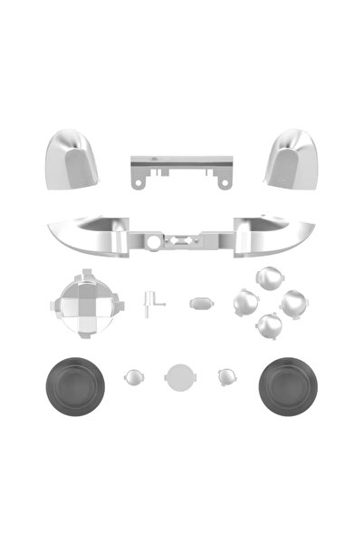 choice2 Electric sliver DATA FROG Solid Plating Bumper Triggers ABXY Buttons ...