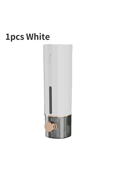 Choice 1pcs white Manual Soap Dispenser Wall Mounted Bathroom Soap Dispenser ...