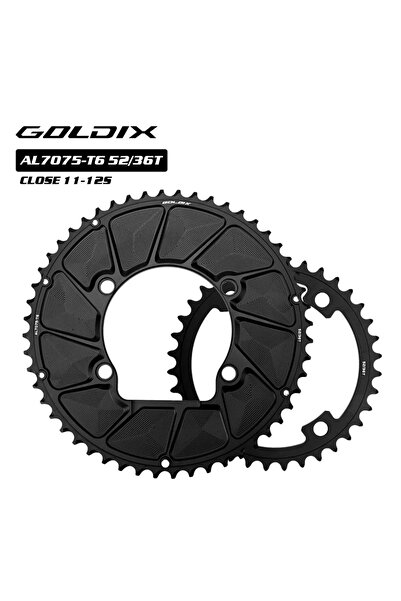 Choice دراجة طريق GOLDIX 52-36T، نظام نقل حركة CNC، ترس أمامي مزدوج 8100/9100...