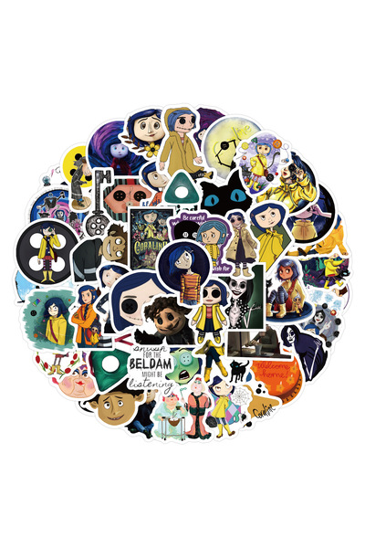 Choice 60pcs 60pcs Animation Coraline Cartoon Graffiti Stickers Decals Suitca...