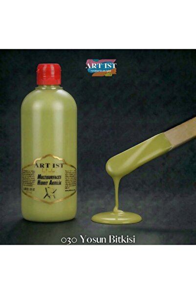 ART IST Multisurfaces 500ml Su Bazlı Akrilik Boya - 030 YOSUN BİTKİSİ