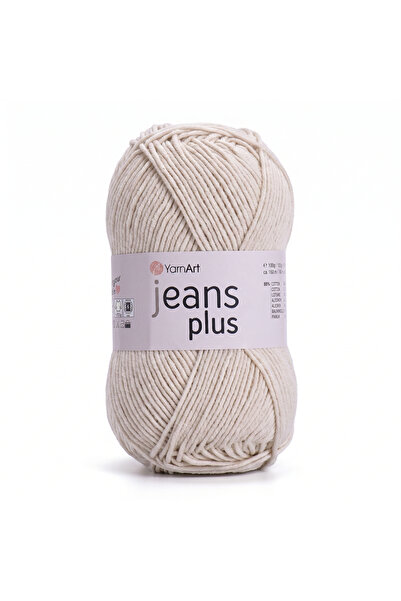 Yarnart Jeans Plus - El Örgü Ipi Krem-05