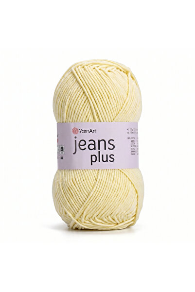 Yarnart Jeans Plus - Ață de tricotat manual Baby Yellow-67