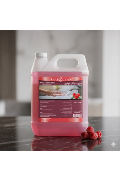 SPARKLEAN Rasberry Liquid Hand Soap, Moisturising, pH Balanced, 5L (SPARKLE S...