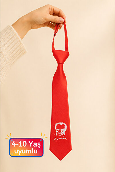 Algitsin O L A Children's Tie+Elastic Unisex Ata Model