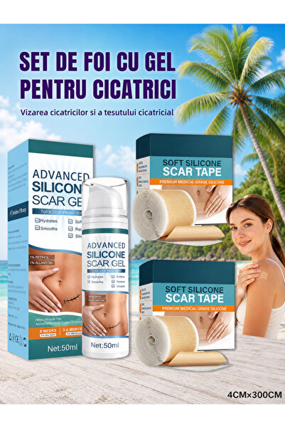 Excitat Set de plasturi cu gel pentru repararea cicatricilor, Excitat®, reuti...