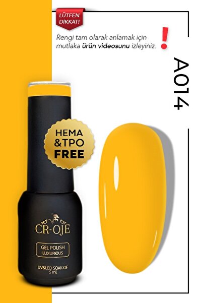 CROJE KALICI OJE A014 - Sarı (5 ml)