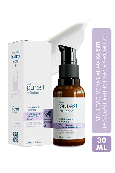 The Purest Solutions Renewing & Anti-Aging Liposomal Retinol Night Serum 20+,...
