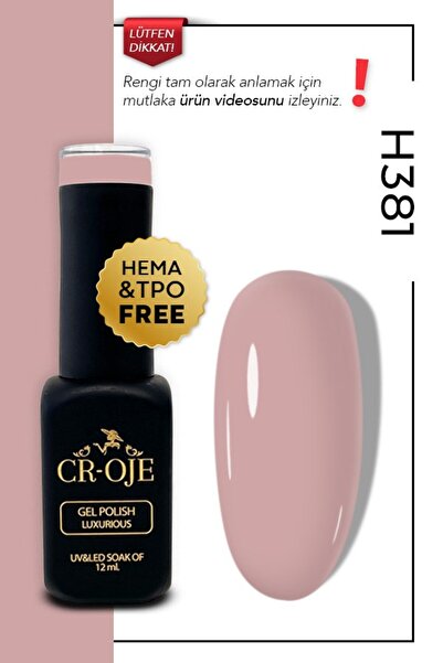 CROJE KALICI OJE Kalıcı Oje H381 (12 ml.)