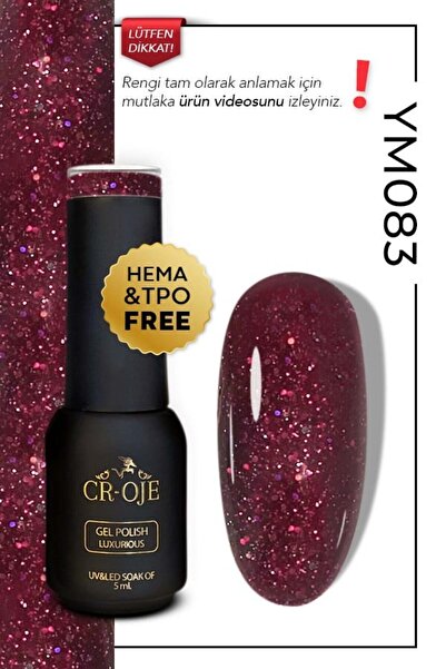 CROJE KALICI OJE YM083 - Simli Kırmzı (5 ml)