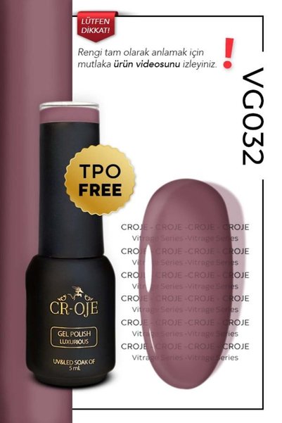 CROJE KALICI OJE Kalıcı Oje Glass/vıtrage-vg032 (5 ML)