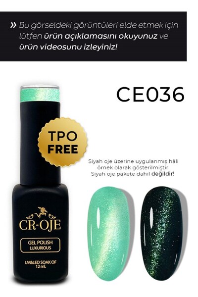 CROJE KALICI OJE Kalıcı Oje 7D Cat Eye-036