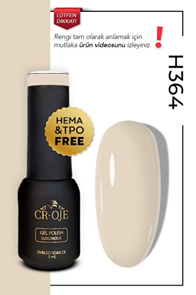 CROJE KALICI OJE Kalıcı Oje H364 - Nude (5 ml)