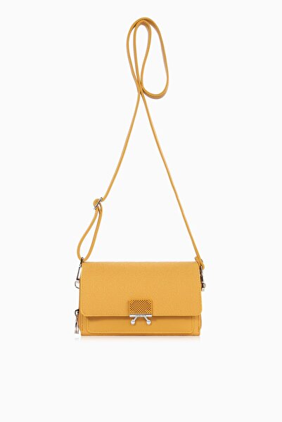 CENGİZ PAKEL Luna Women's Shoulder Bag - 65263G-Hardal
