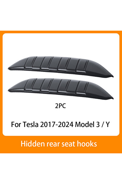 Choice1 2PCS For Tesla 2017-2026 Model 3 Y Car Seat Hidden Hooks Purse Bag Ha...